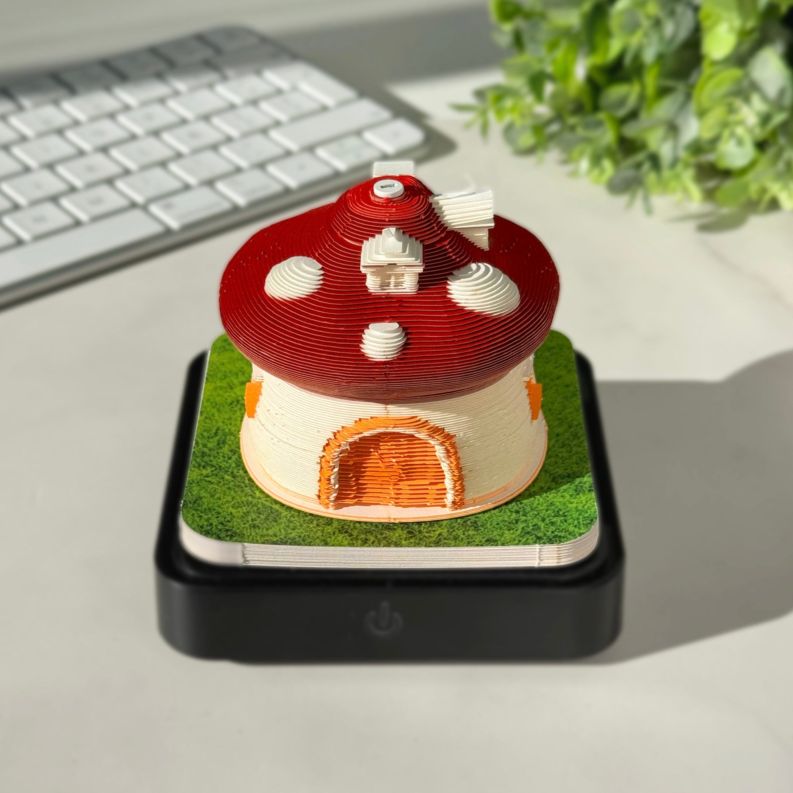 Mushroom House (With Light & Calendar 2024)